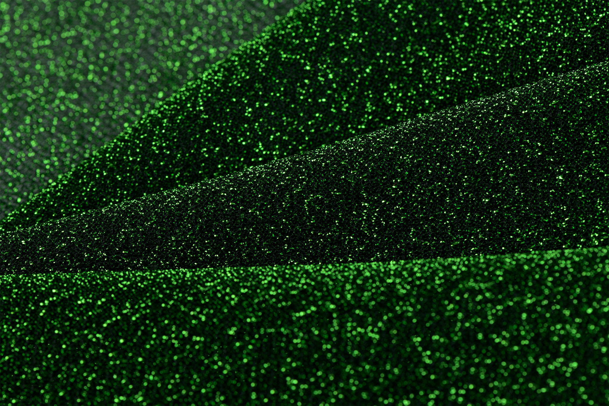 Lurex glitter groen