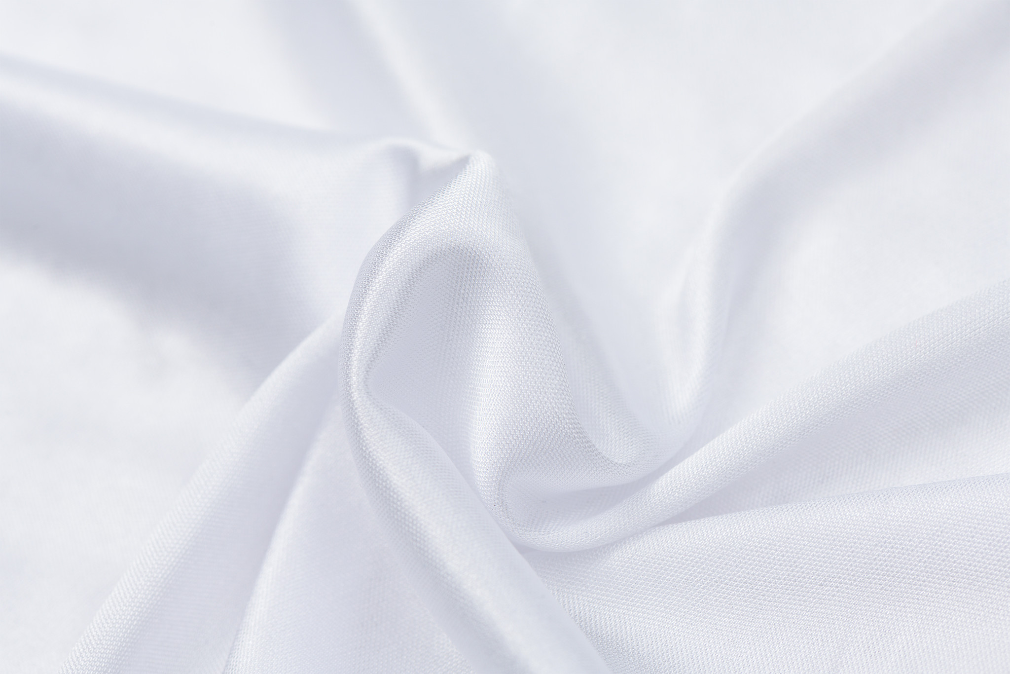 Charmeuse Stretch Voering Stof Wit