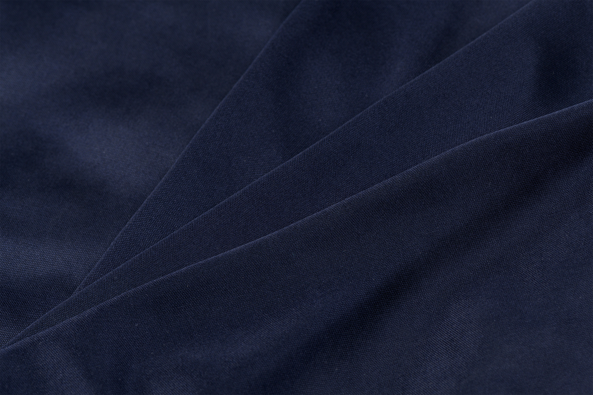 Charmeuse Stretch Voering Stof Marine
