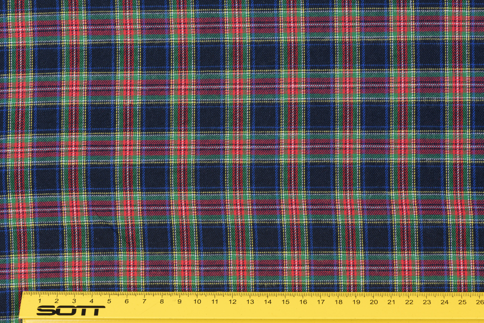 Flanel schotse ruit donkerblauw