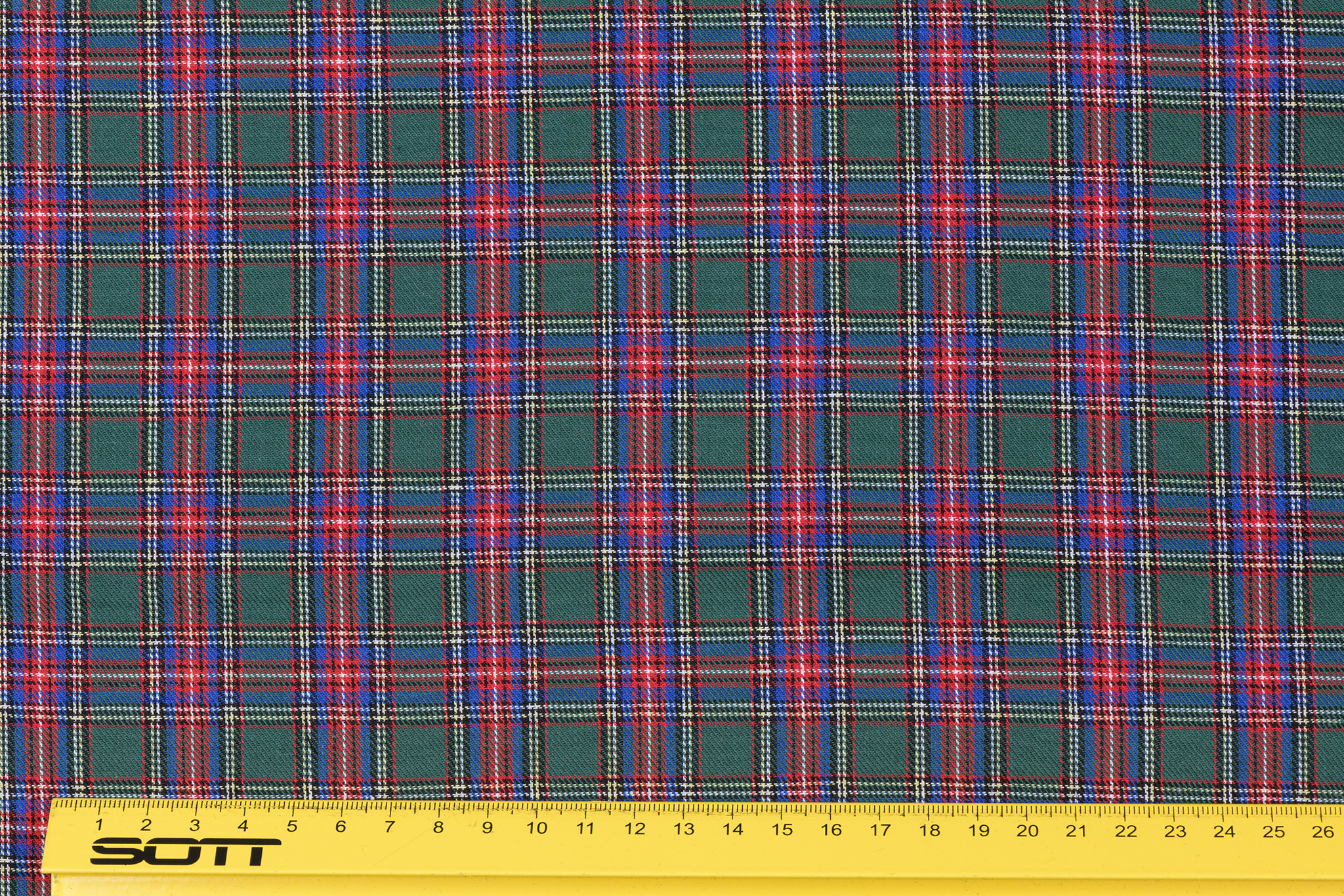Flanel schotse ruit groen