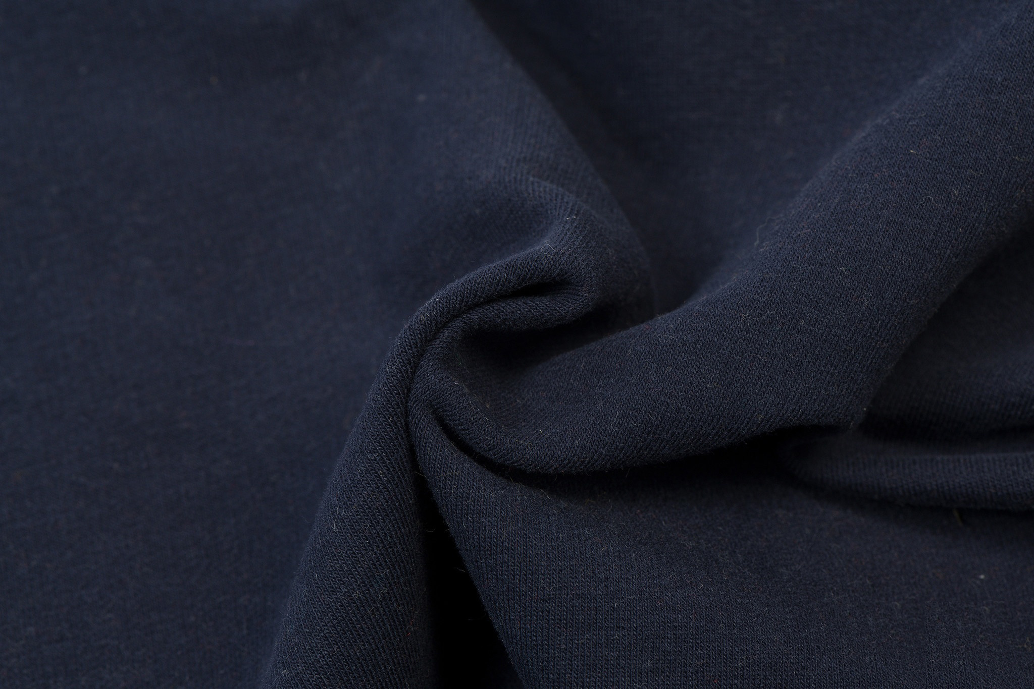 Organic French Terry Brushed Uni / Effen Navy