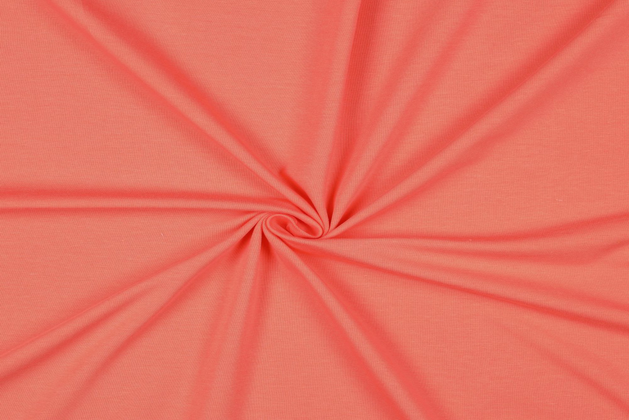 Organic Jersey Uni / Effen Peach