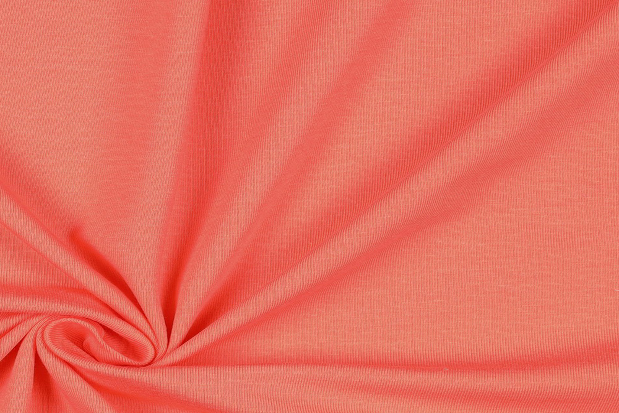 Organic Jersey Uni / Effen Peach