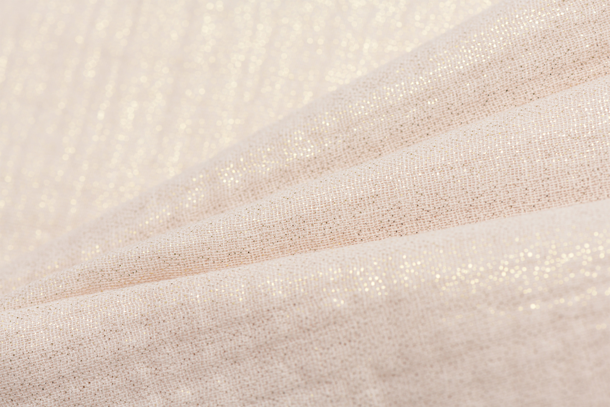 Double gauze katoen glitter creme