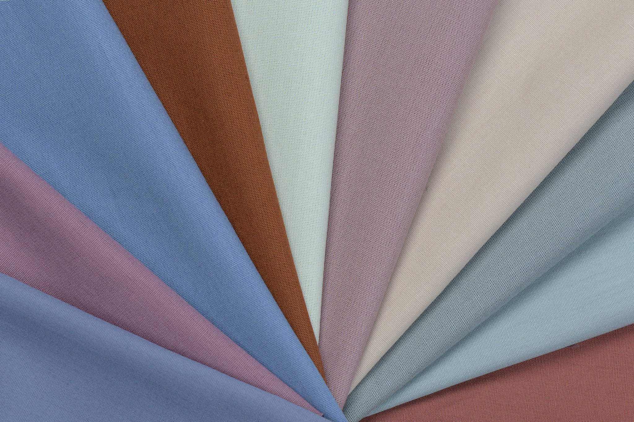 Katoen Poplin Uni / Effen Cognac