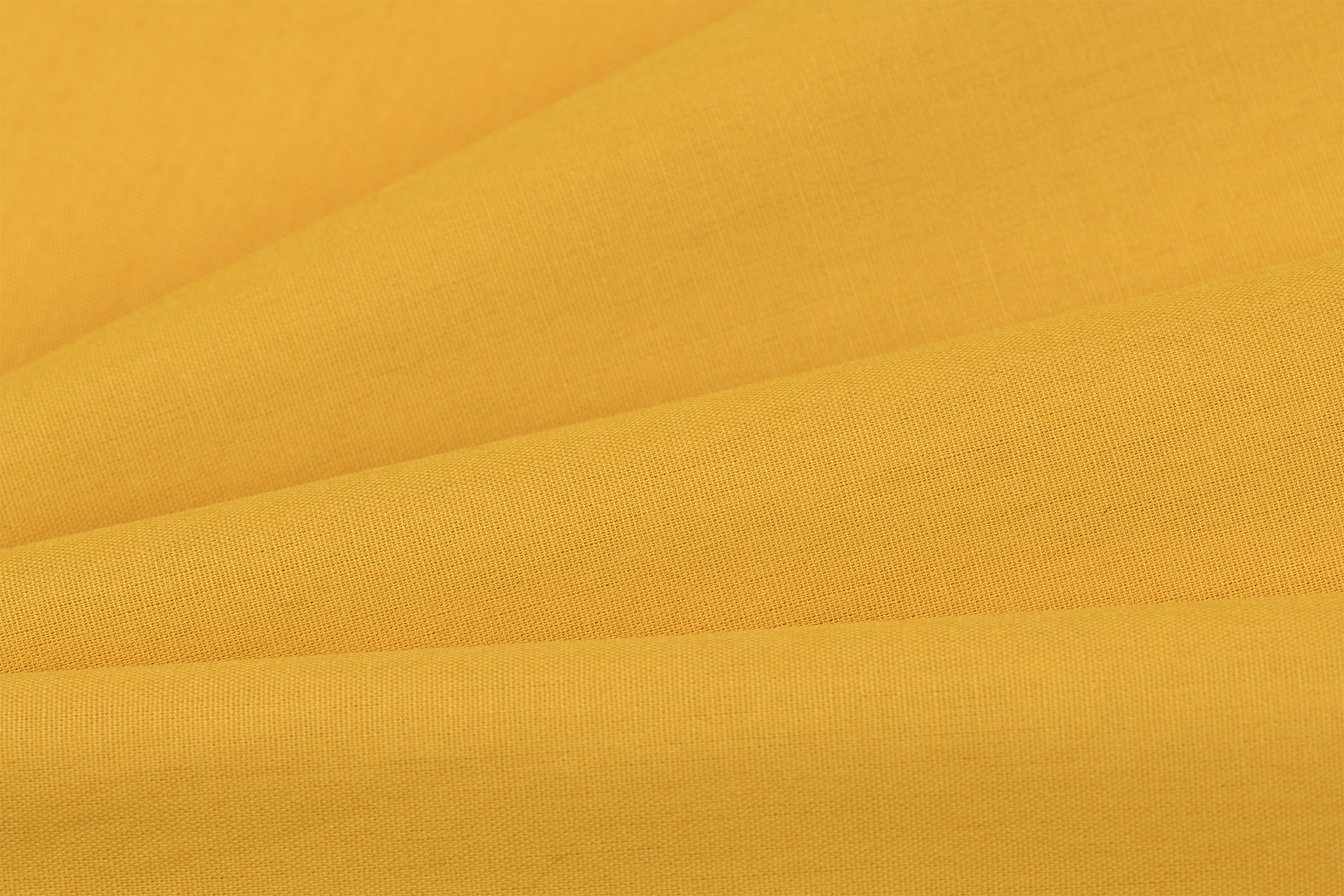 Katoen Poplin Uni / Effen Ochre