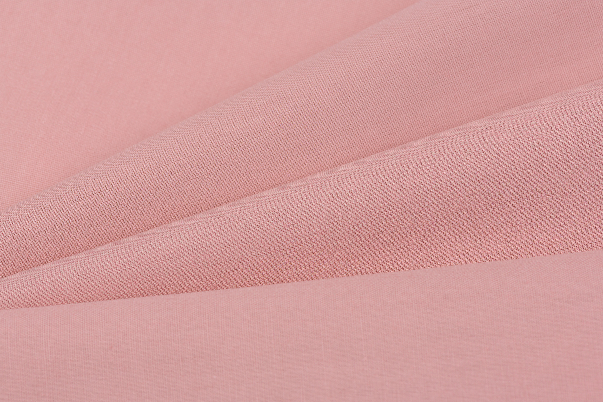 Katoen Poplin Uni / Effen Nude Rose