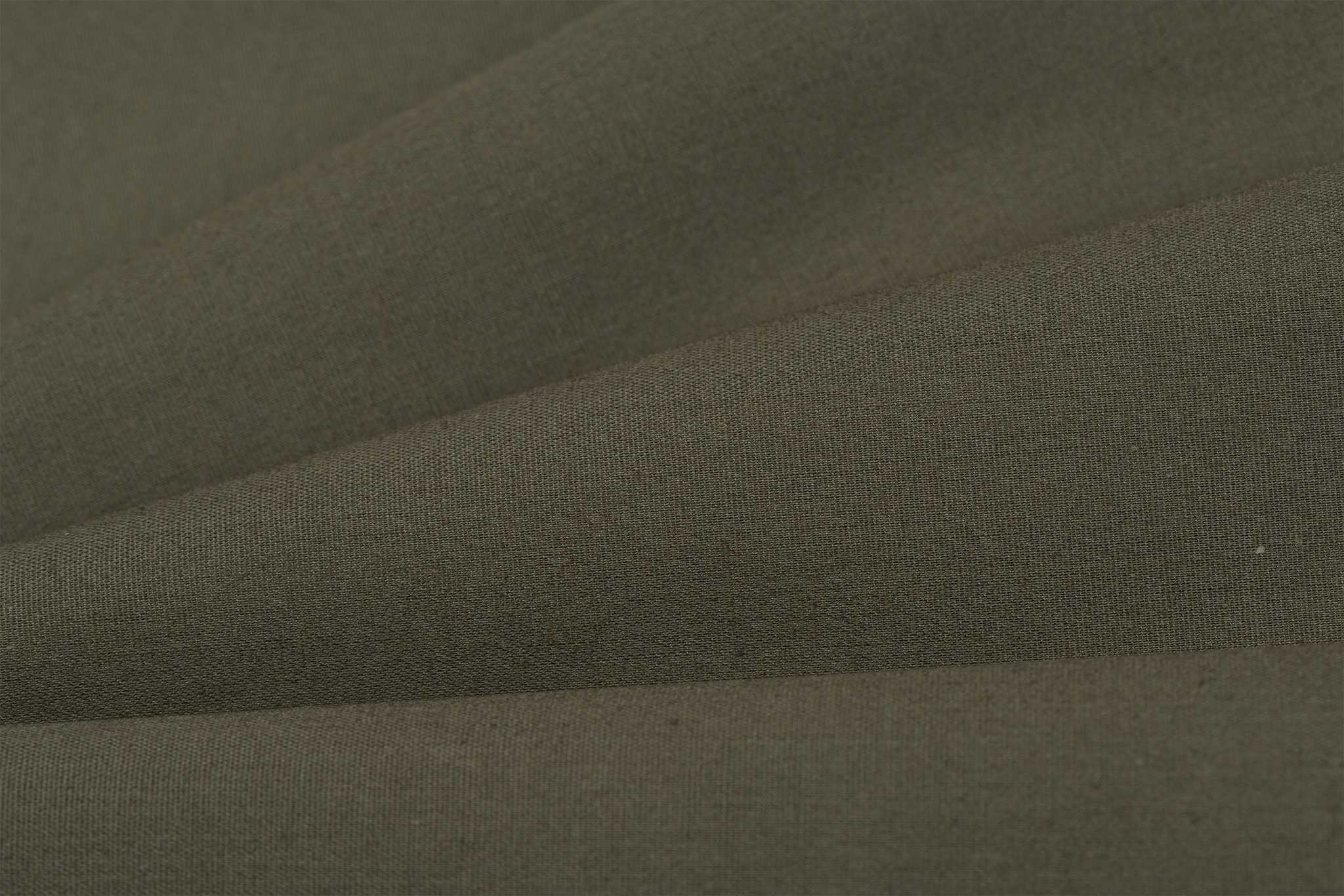 Katoen Poplin Uni / Effen Khaki