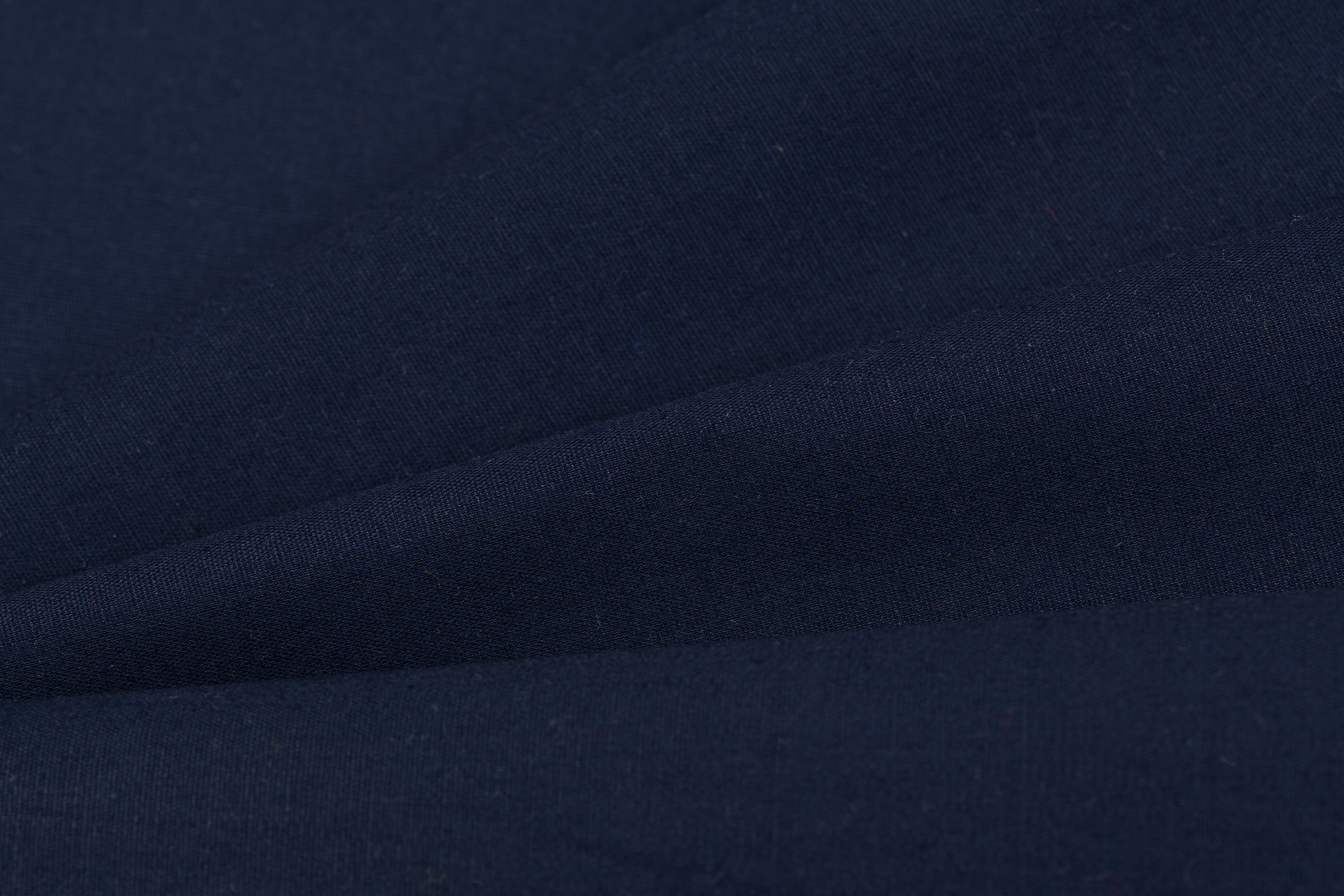 Katoen Poplin Uni / Effen Dark Navy