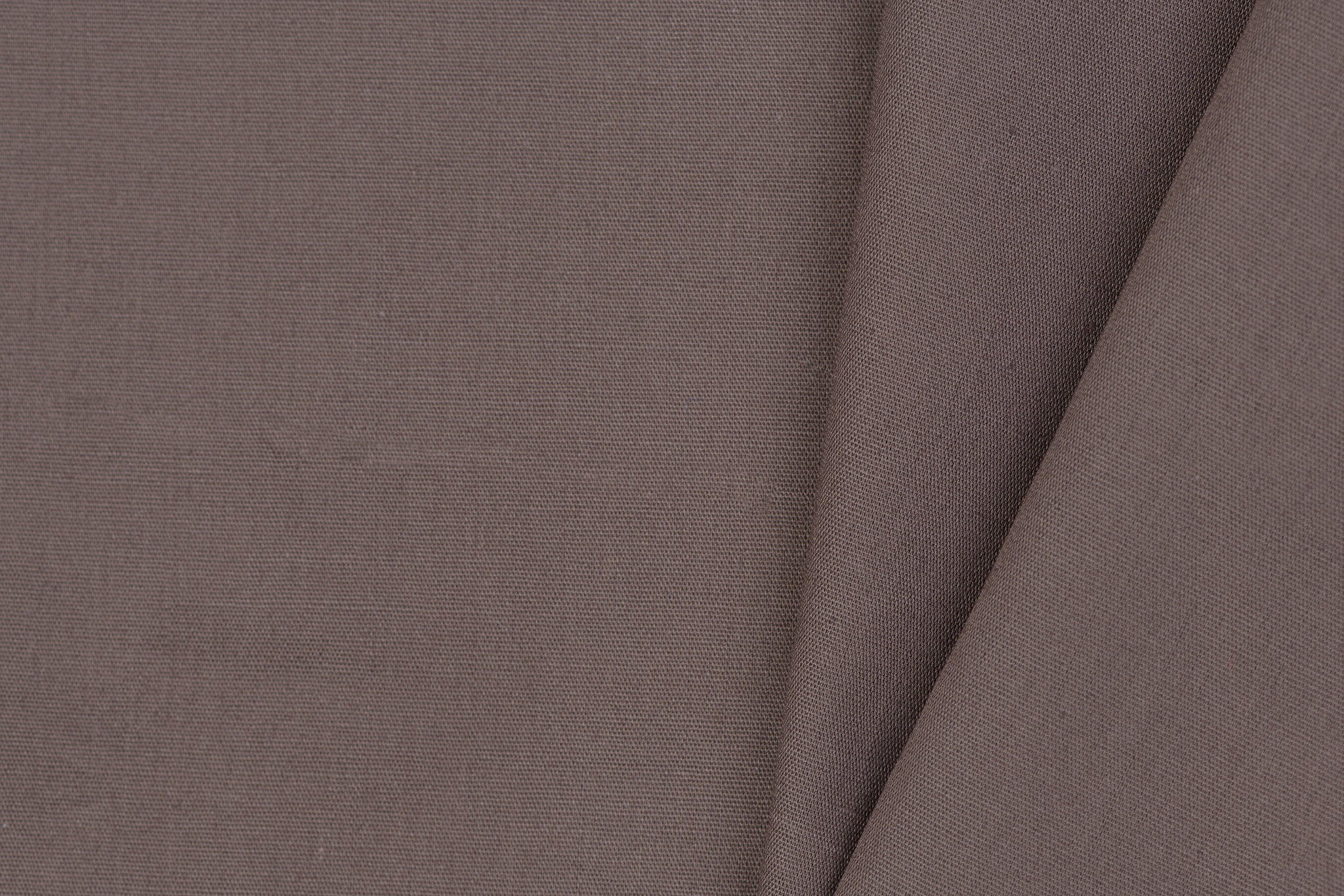 Katoen Poplin Uni / Effen Taupe