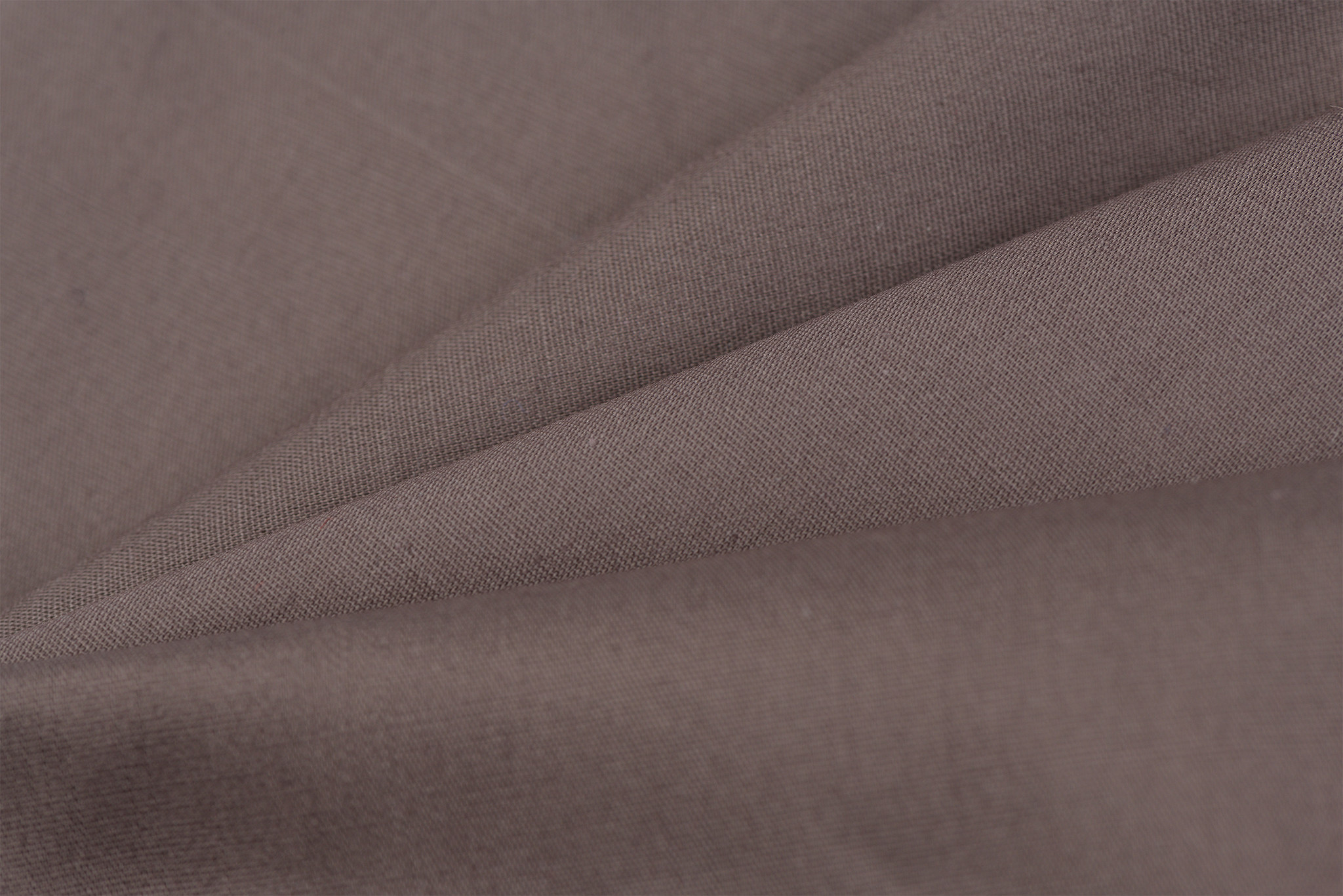 Katoen Poplin Uni / Effen Taupe