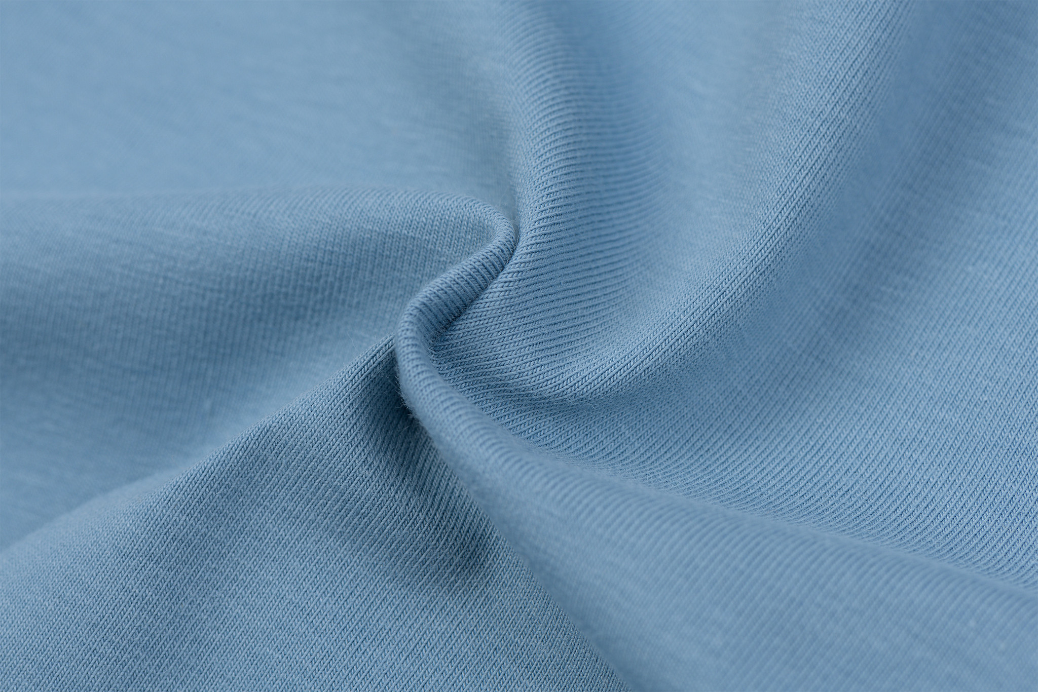 Organic French Terry Brushed Uni / Effen Licht Jeans