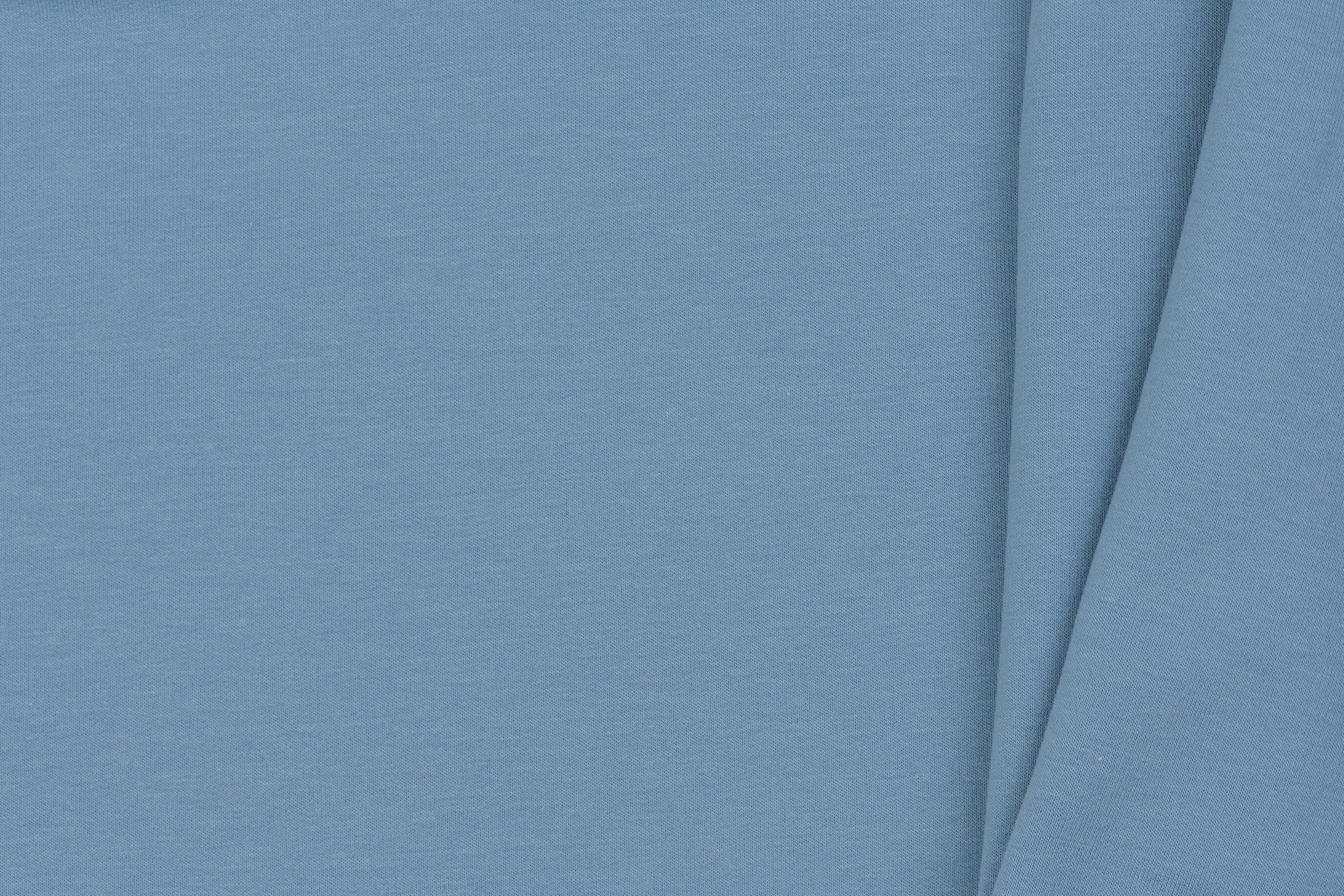 Organic French Terry Uni / Effen Licht Jeans