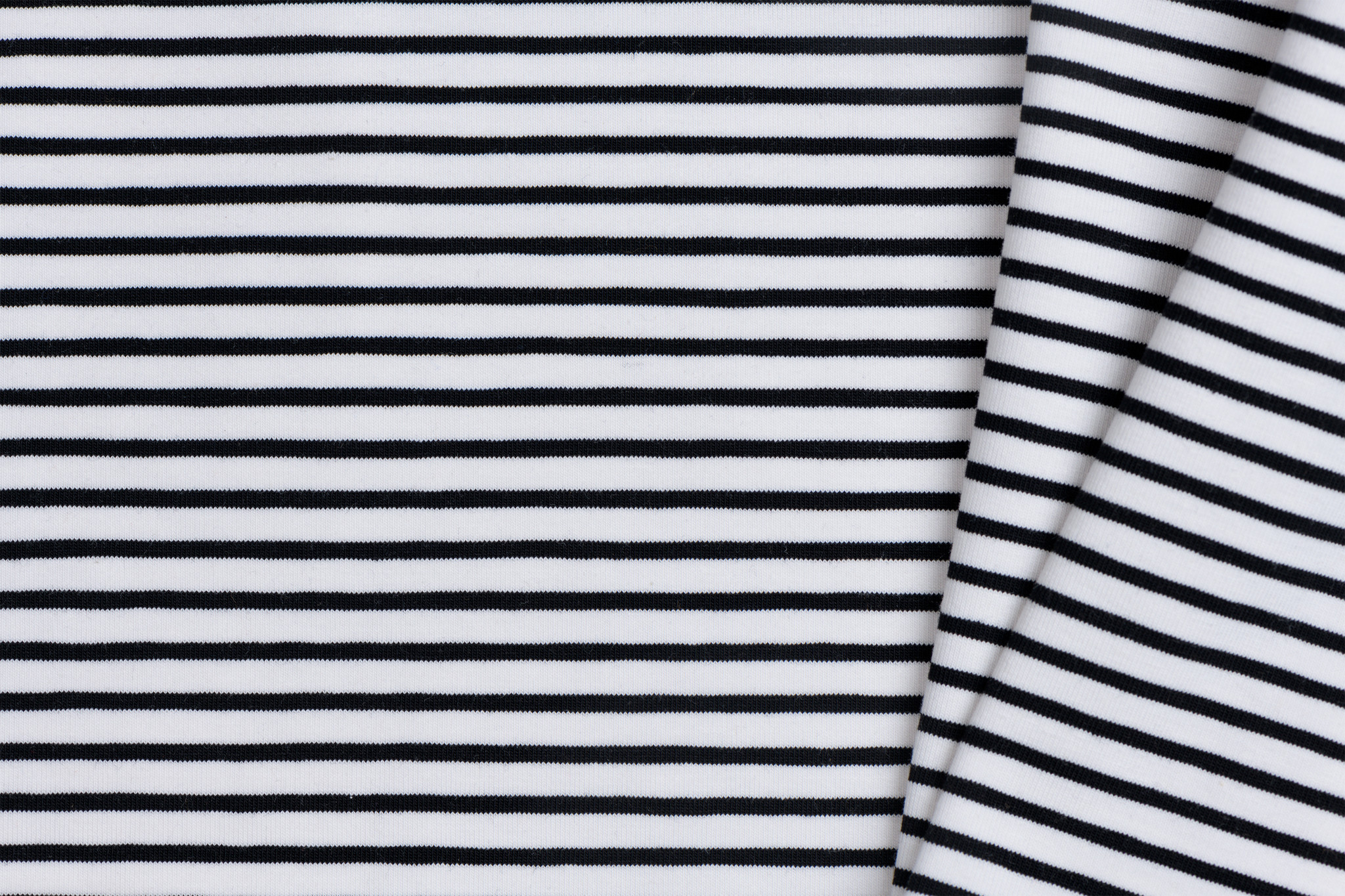 Jersey Strepen Off White / Zwart