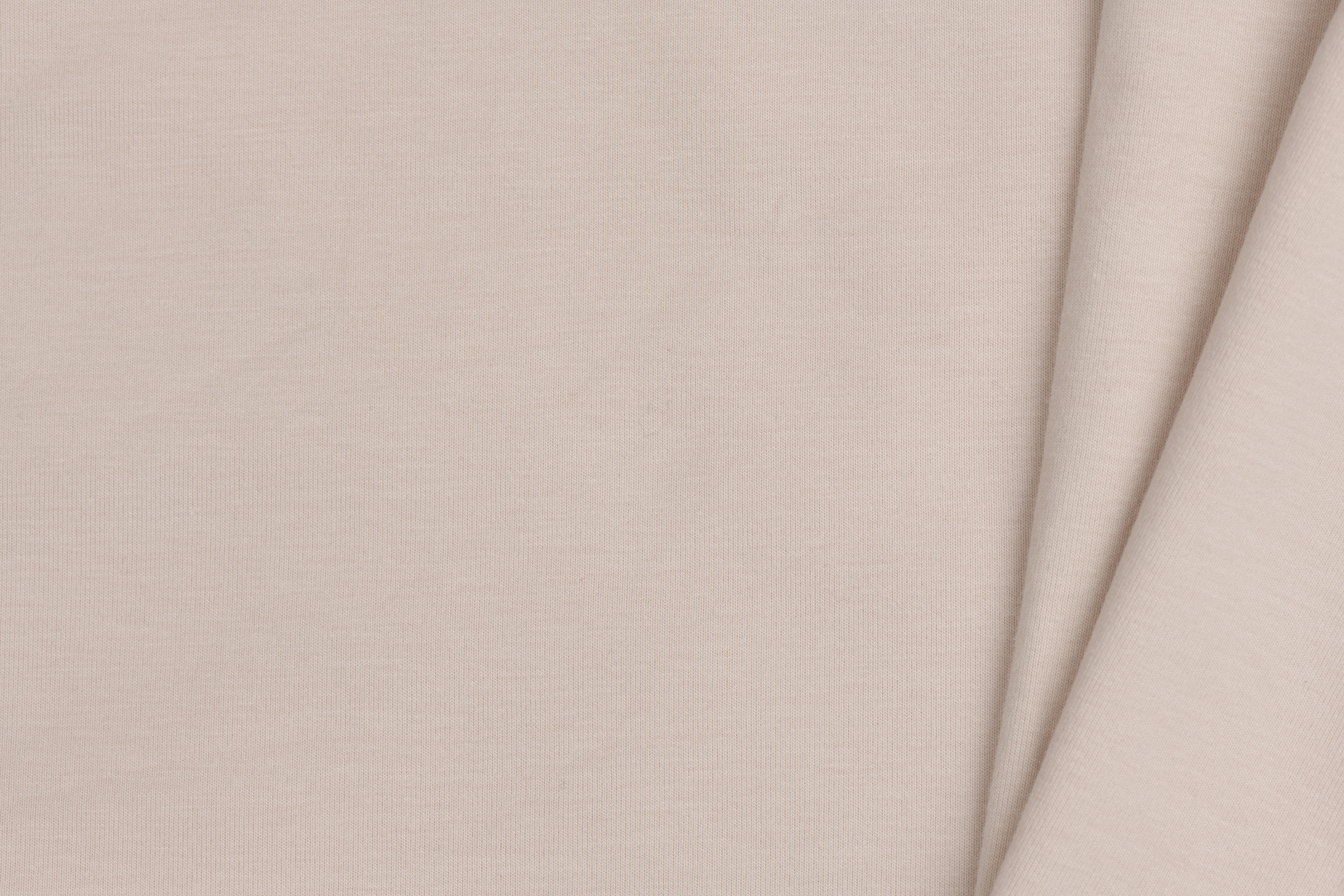 Katoenen Jersey Licht Beige
