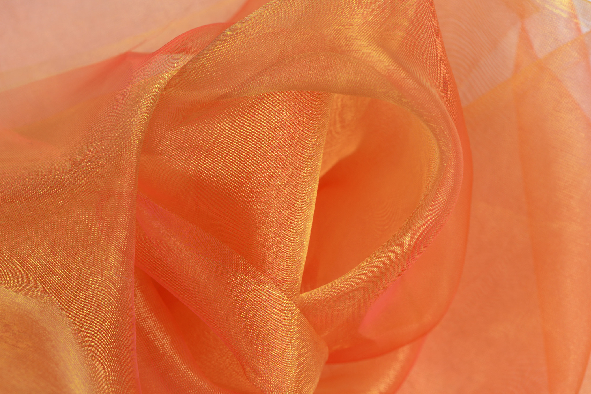 Organza Two-Tone Oranje