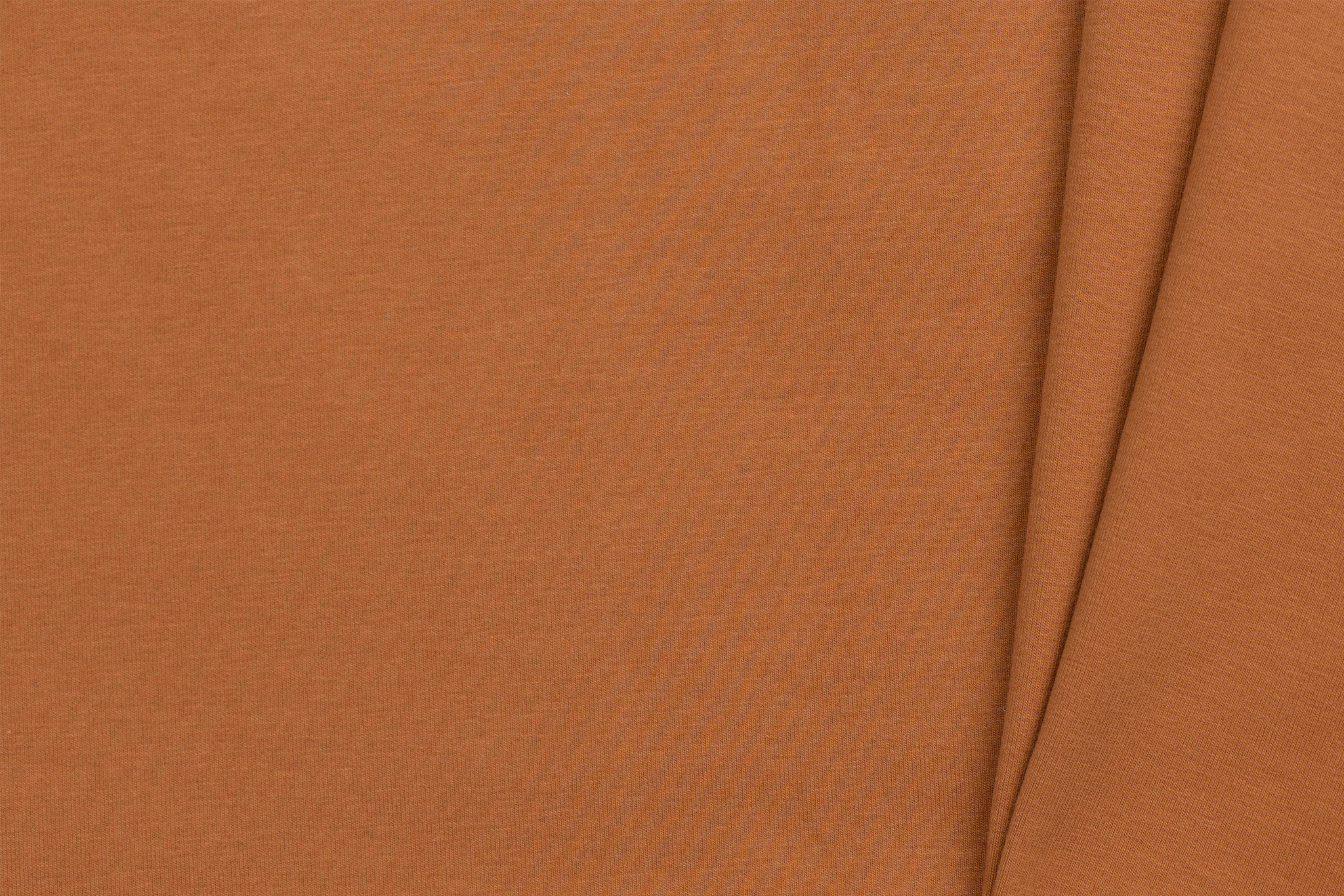 Biologische Katoenen Jersey Stof Cognac