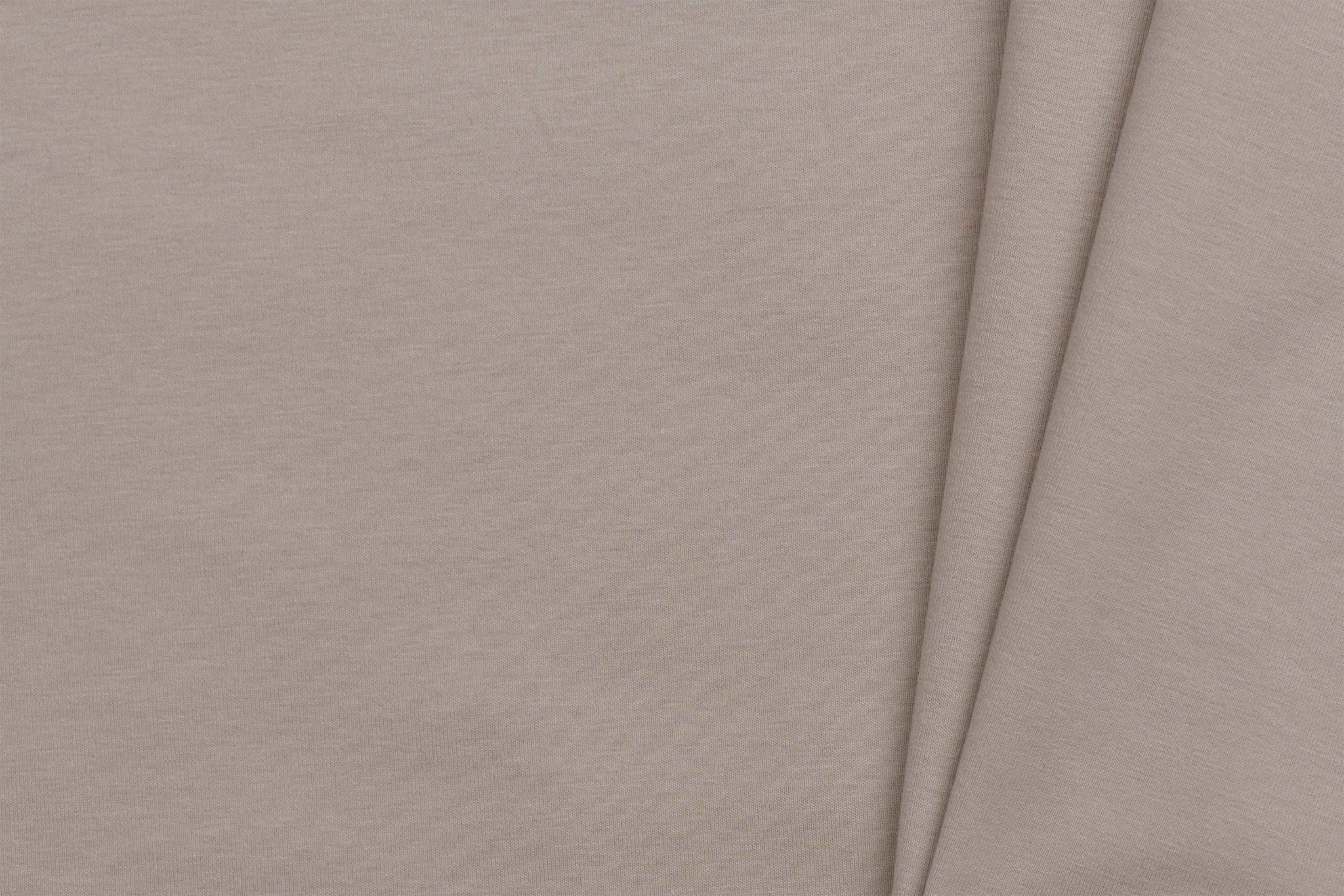 Biologische Katoenen Jersey Stof Donker Beige