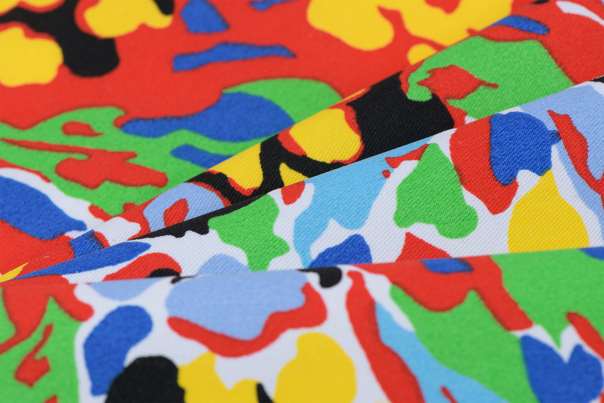 Camouflage Stof Multicolor