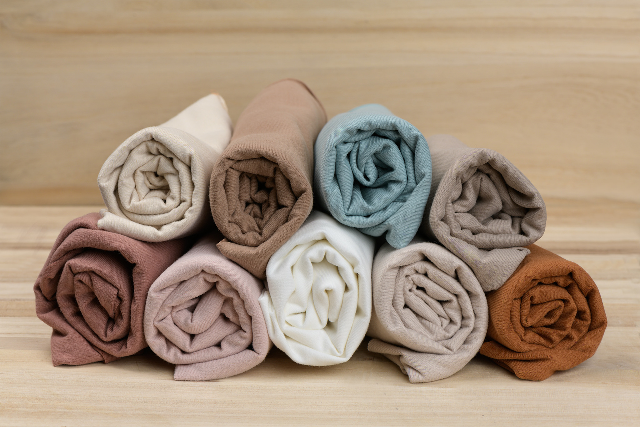 Biologische Katoenen Jersey Stof Pastel Lila