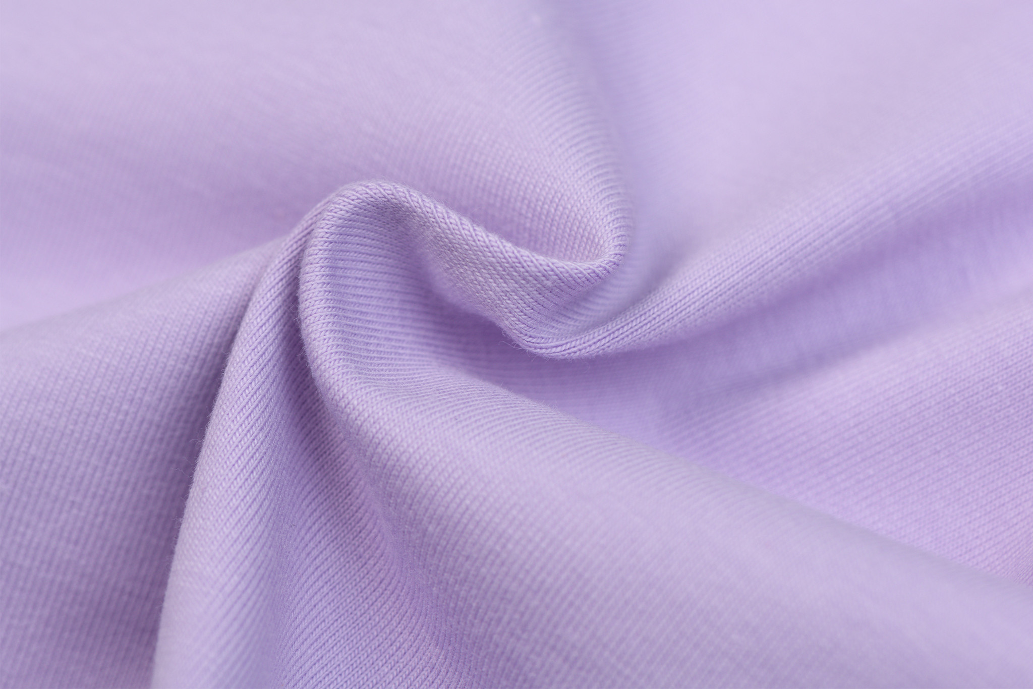 Biologische Katoenen Jersey Stof Pastel Lila