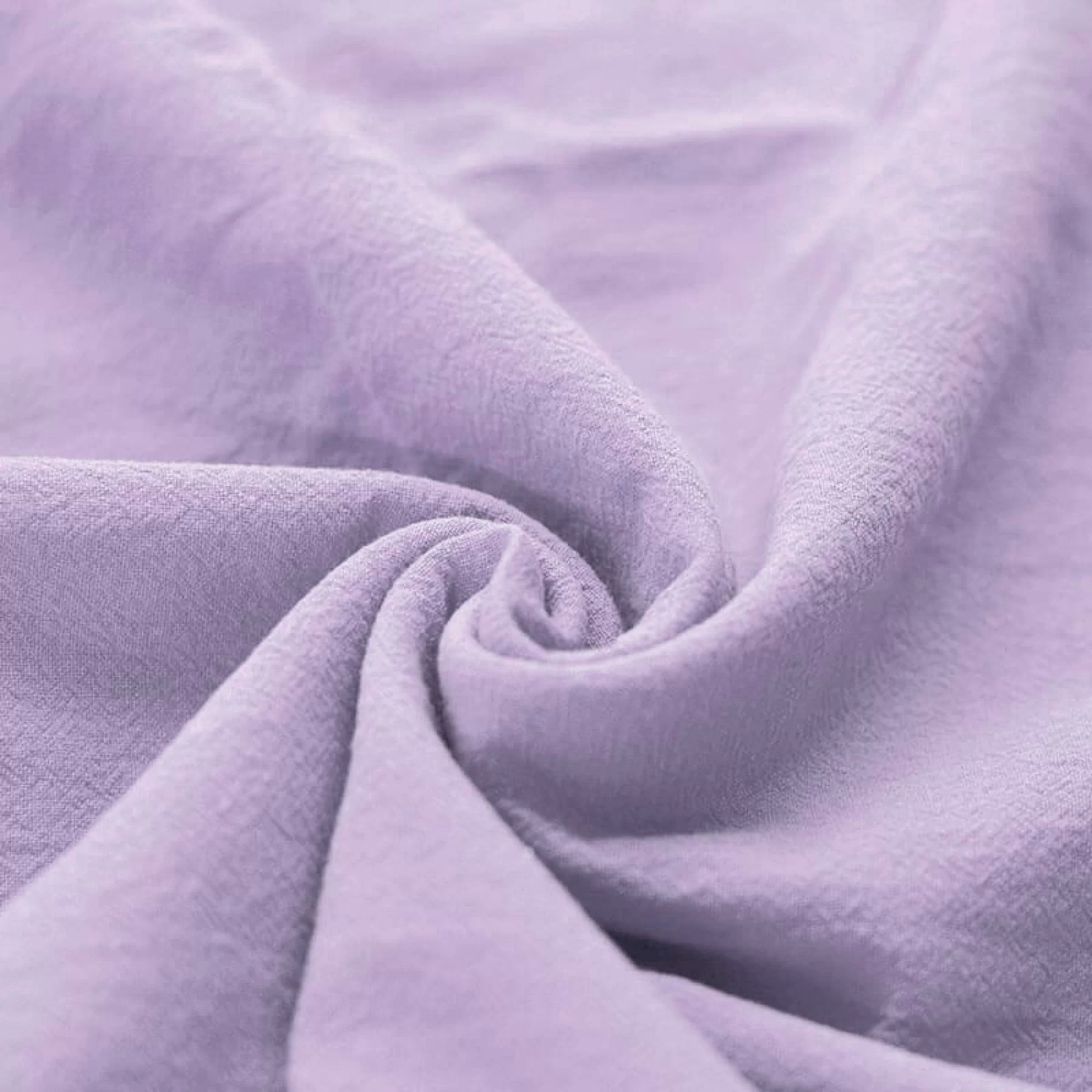 Washed Cotton Uni / Effen Pastel Lila