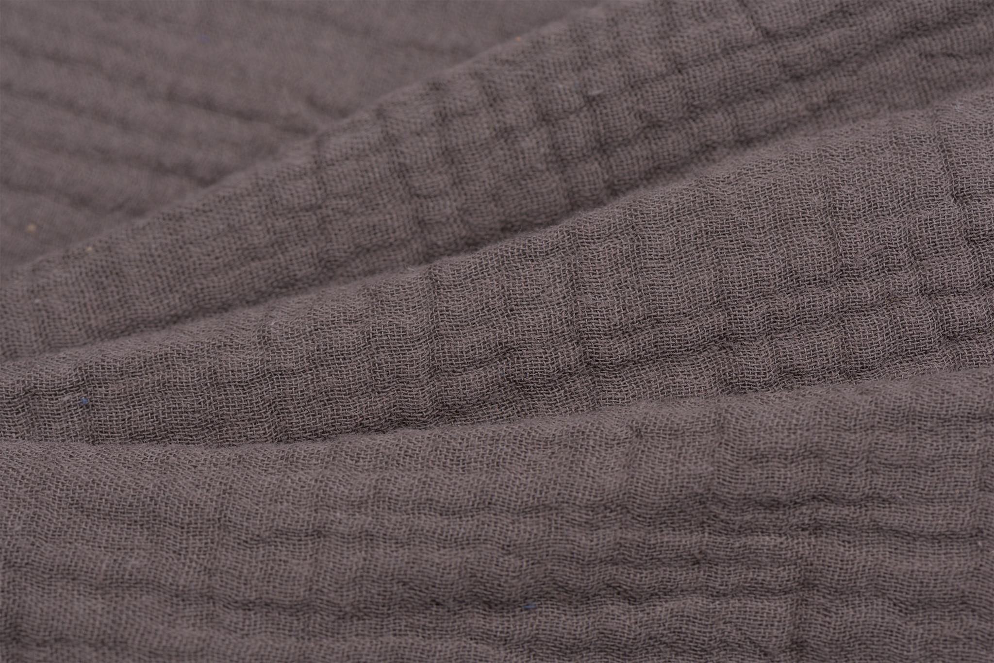 Baby Cotton / Mousseline Uni / Effen Dusty Bruin