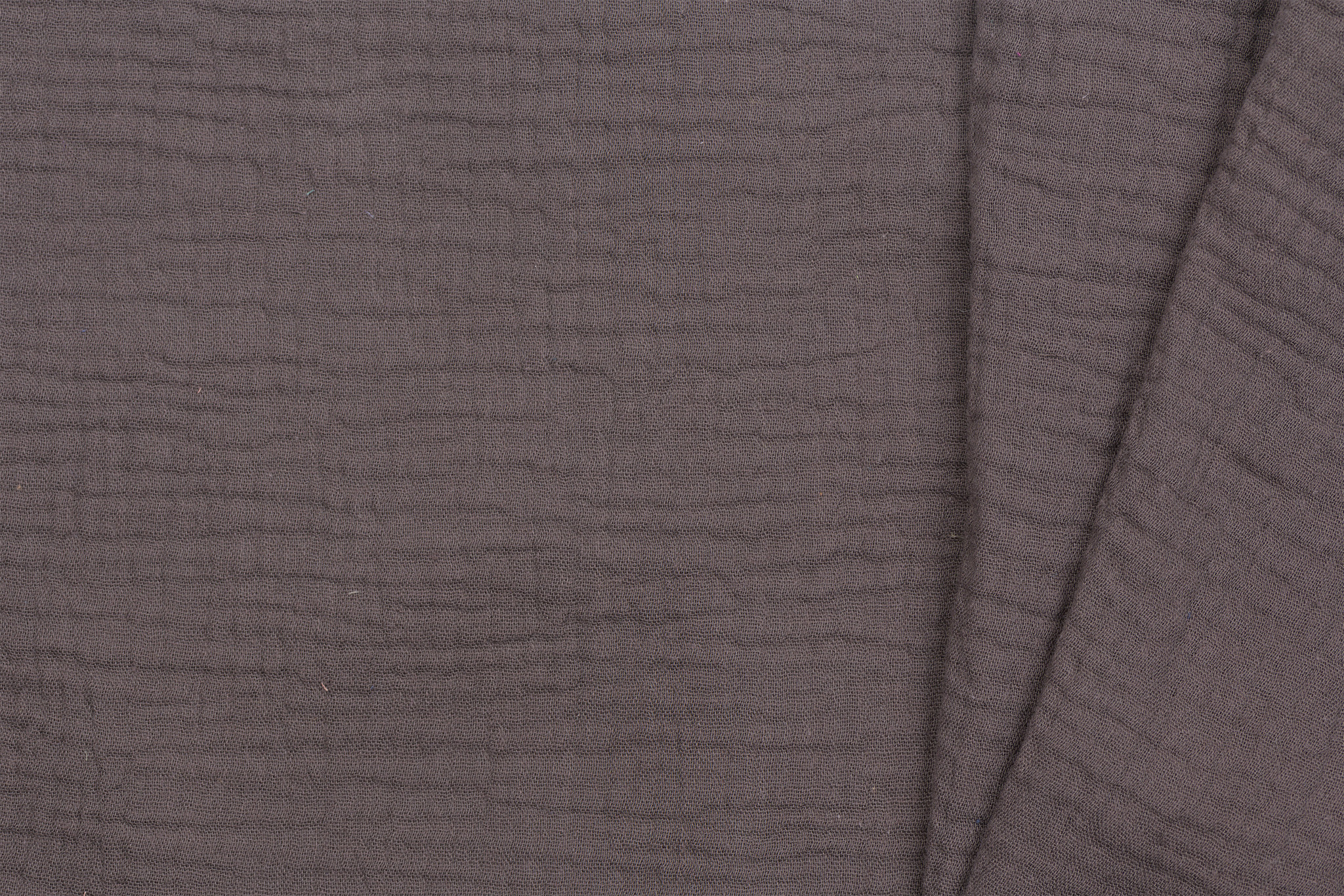 Baby Cotton / Mousseline Uni / Effen Dusty Bruin
