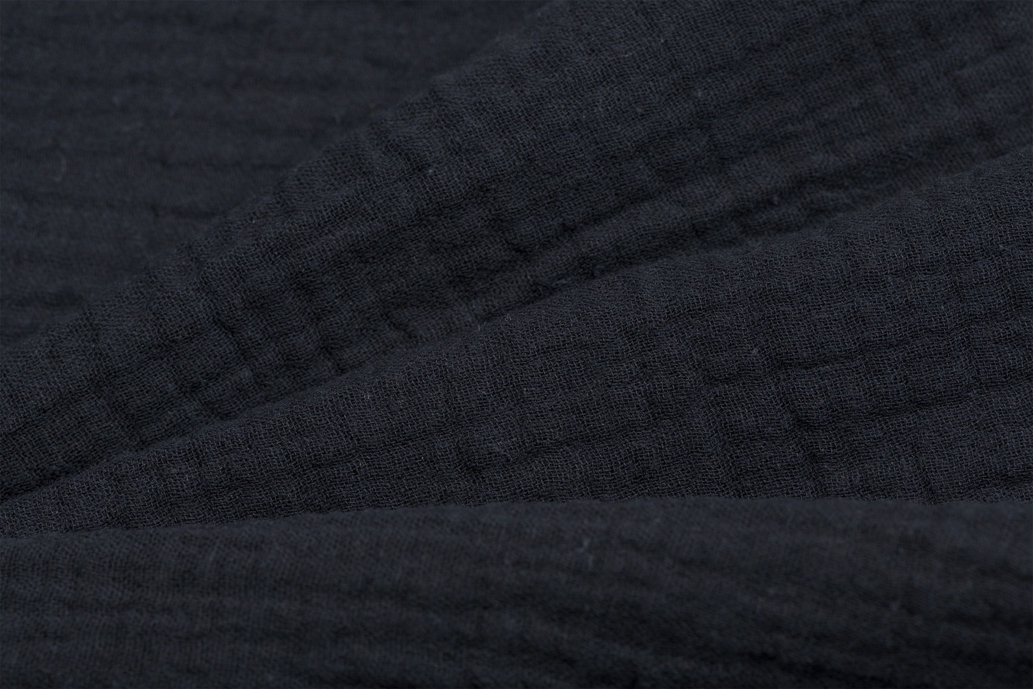 Baby Cotton / Mousseline Uni / Effen Zwart