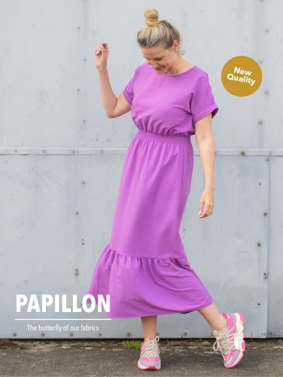 Papillon Stof Navy