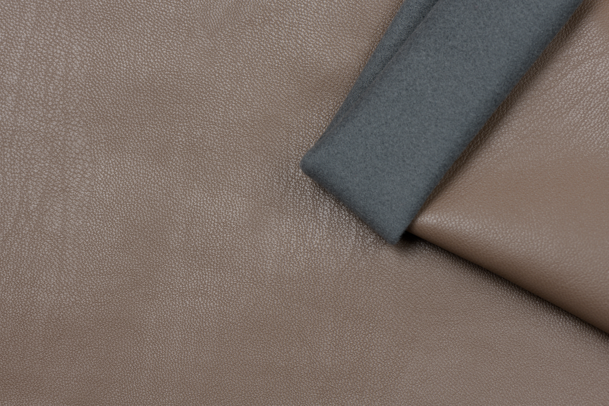 Imitatieleer Soft Stretch Taupe - Bruin