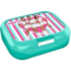 K3 biscuit box/drum turquoise/pink 8x5cm