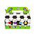 Menubox Voetbal FOODSAFE 22,5x12x9,5cm