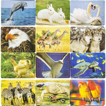 Animal puzzle 9x12cm