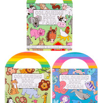 Dieren kleurboekje met stickers 13x10cm