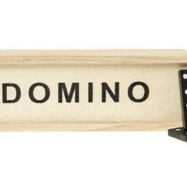 Houten domino spel 3x4,5x15cm