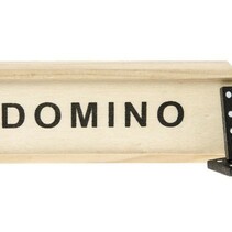 Houten domino spel 3x4,5x15cm