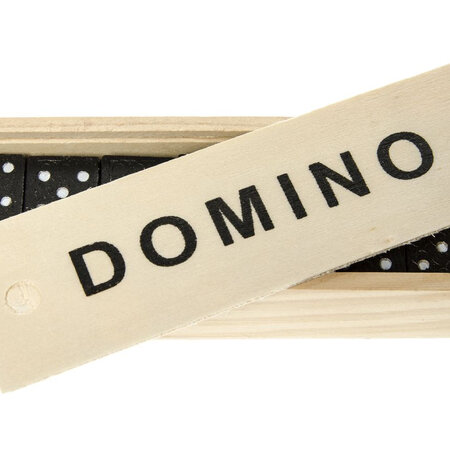 Wooden domino game 3x4,5x15cm