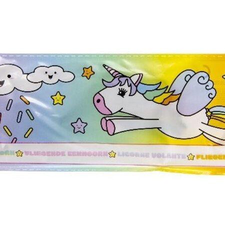 Foam plane flying unicorn 16x17cm