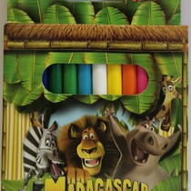 Madagascar pencils 12 pieces 9cm