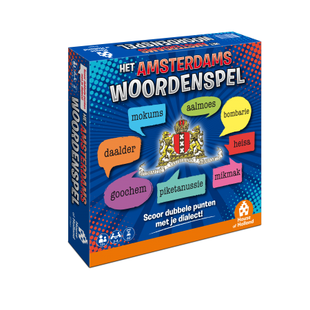 Het Amsterdams Woordenspel 5,2x25,2x25,2cm