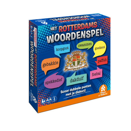 Das Wortspiel Rotterdam 5,2x25,2x25,2cm