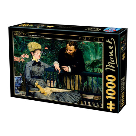 Puzzle 1.000 Kunstwerke - Manet ''Dame im Park''