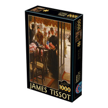 Puzzle 1,000 pieces Art - James Tissot ''Shop girl''