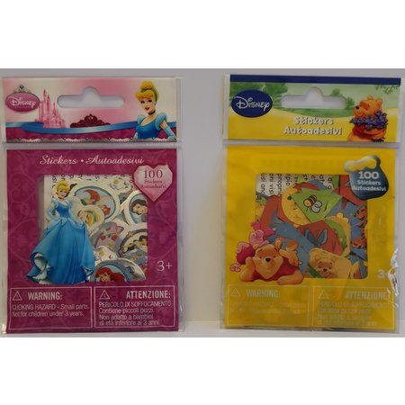 Disney Stickers Winnie/Prinses 12x8.5cm