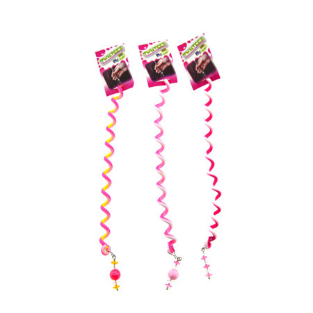 Twisteez haarbandje geel/roze 20 cm