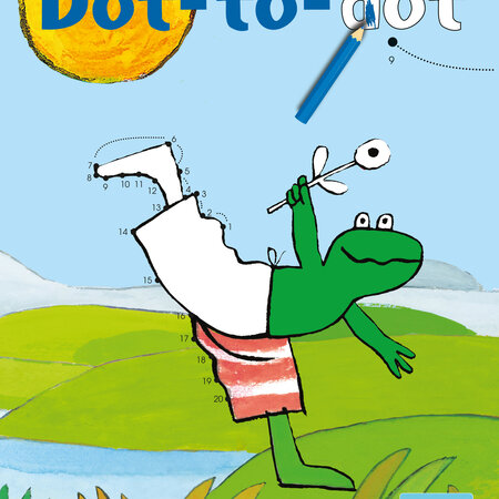 Frog Dot-to-dot activity book 32 pages 21x29cm