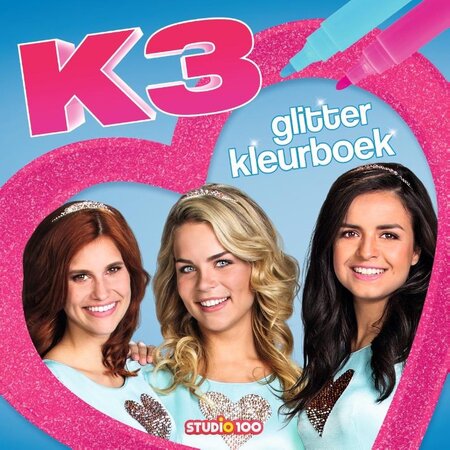 Studio 100 - K3 Glitterkleurboek