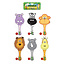Paddle ball wood jungle animals 22cm